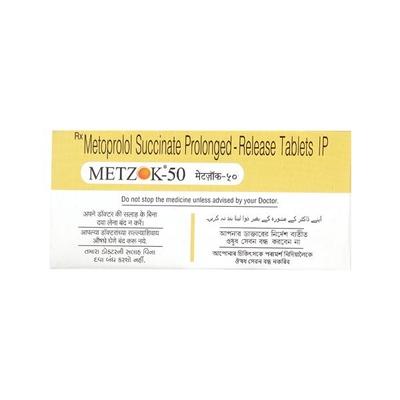 Metzok 50mg Tablet 10'S - Hypertension-Bet