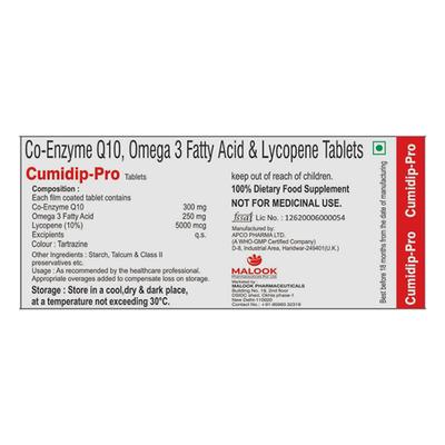 CUMIDIP PRO Tablet 10's - Supplements-Sup