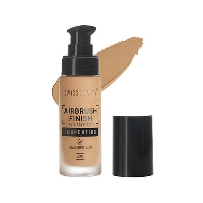 Swiss Beauty Airbrush Finish Full Coverage Foundation -Golden Beige 30 ml - Foundation