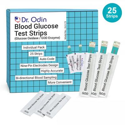 Dr. Odin Blood Glucose Test Strips - (GOD) (GLS-73) 25's - Blood Glucose Monitors/Strips