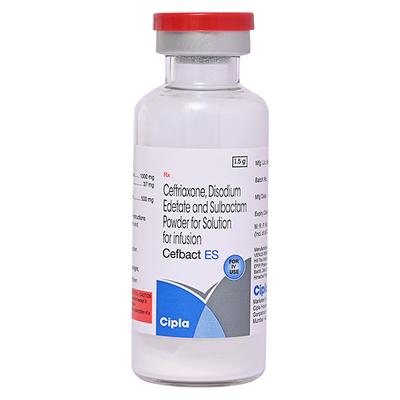 CEFBACT ES 1.5g Injection 1's - Bacterial Infections-Cep