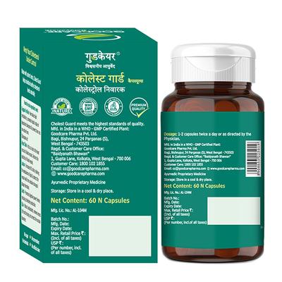 Goodcare Cholest Guard Healthy Cholesterol Levels Capsule 60's - Speciality Medicines