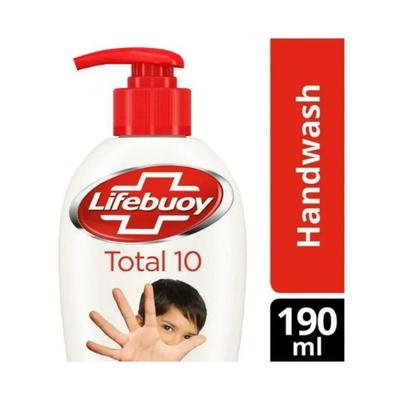 Lifebuoy Total 10 Germ Protection Handwash With Refill Pouch Free 190 ml - Hand Wash & Soaps