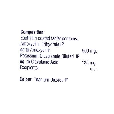 Mokcan CV 625mg Tablet 6'S - Bacterial Infections-Pen