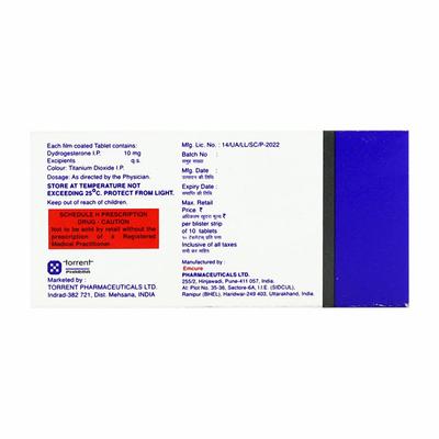 DYDROPREG 10 Tablet 10's - Hormonal Therapy-Cor