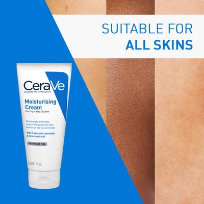 CeraVe Moisturising Cream For Dry To Very Dry Skin 177 ml - Lotions & Creams