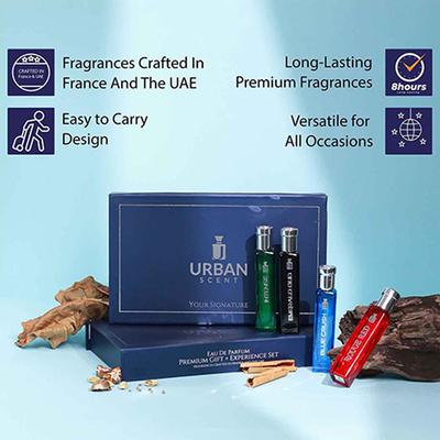 Lyla Blanc Urban Scent Luxury Perfume Gift Set for Men 60 ml - Men Perfumes (Edt/Edp)