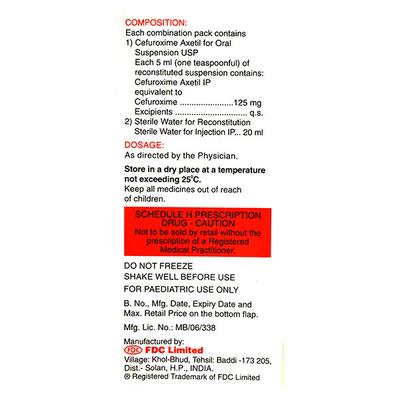 Zefu Dry Syrup 30ml - Bacterial Infections-Cep