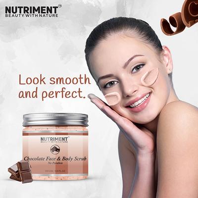 Nutriment Chocolate Scrub All Skin Type 250 gm - Scrubs & Exfoliants