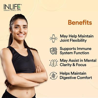 INLIFE Turmeric Oil Curcumin Veg Capsules 60's - Multi-Vitamins