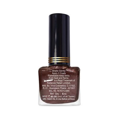 Glimmer Ne Coffee Brown 5Ml Btl M 20 ml - Nail Polish
