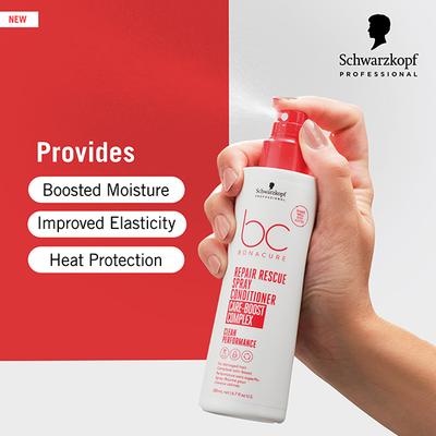 Schwarzkopf Professional Bonacure Repair Rescue Spray Conditioner with Arginine,with Vegan Keratin 200 ml - Conditioners