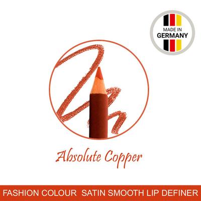 Fashion Colour Satin Smooth Lip Definer, 14 Absolute Copper 1.41 gm - Lip Liners