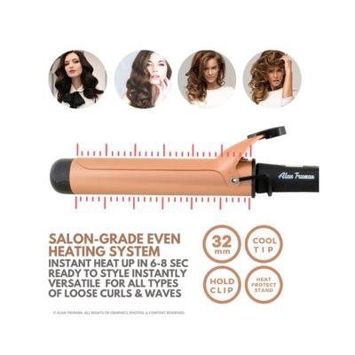 Alan Truman Argan Gold Ceramic Curler - 32Mm 1's - Rollers & Curlers