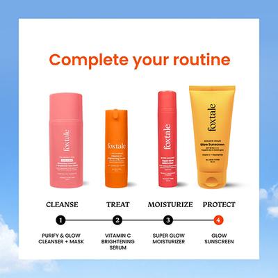 Foxtale Golden Hour Glow Sunscreen 80 ml - Face Sunscreen