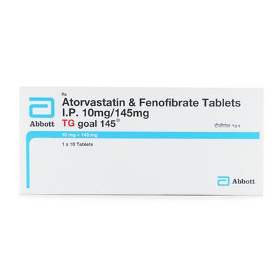 TG Goal 145mg Tablet 10'S - High Cholesterol-Dys