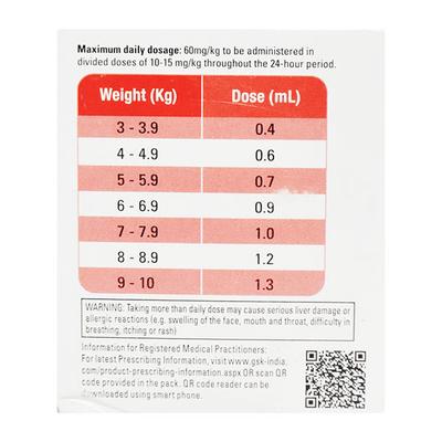 Calpol Peppermint Flavour Paediatric Drops 15ml - Fever-Ana