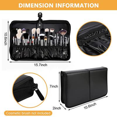 Bronson Professional Makeup Brush Travel Kit Pouch Storage Organizer 14 Pockets 1's - Makeup Pouches