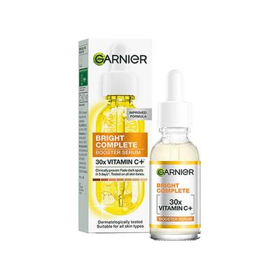 Garnier Bright Complete Vitamin C Booster Serum for All Skin Types 30ml - Face Serum