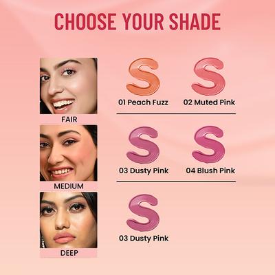 Swiss Beauty Dew It Up Liquid Blush -Peach Fuzz 4 ml - Blushes