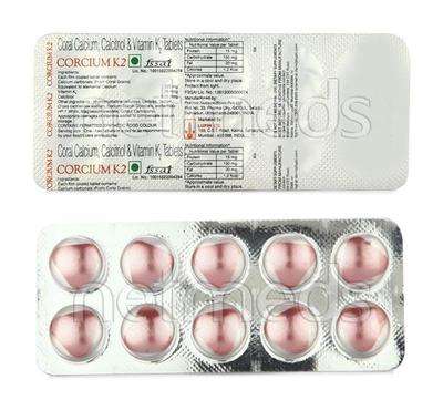 Corcium K2 Tablet 10'S - Supplements-Cal