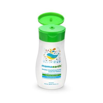 Mamaearth Deeply Nourishing Body Wash for Babies Tea Tree, with Coconut Based Cleanser 200 ml - Baby Body Wash
