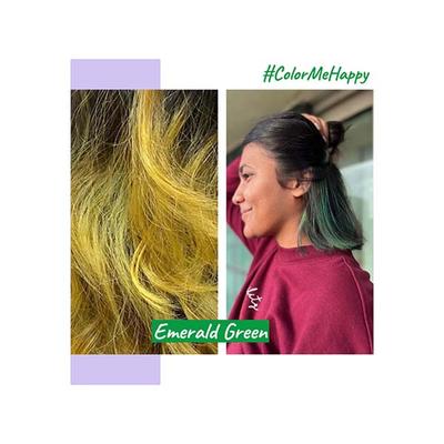 2.Oh! Semi Permanent Hair Color + Lightning Kit - Emerald Green Combo 1's - Hair Creams