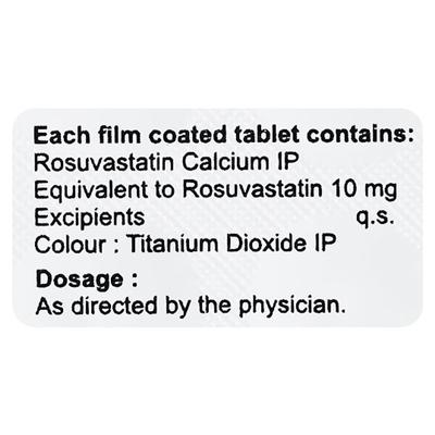 Rosave 10mg Tablet 15'S - High Cholesterol-Dys