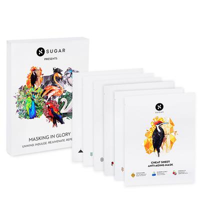 SUGAR Cosmetics My Face Shields (Pack of 6) 25 gm - Sheet Masks