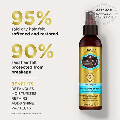 Hask Argan Oil 5 In 1 Leave In Spray 175 ml - Hair Sprays & Mists