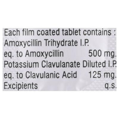 Verclav 625mg Tablet 10'S - Bacterial Infections-Pen