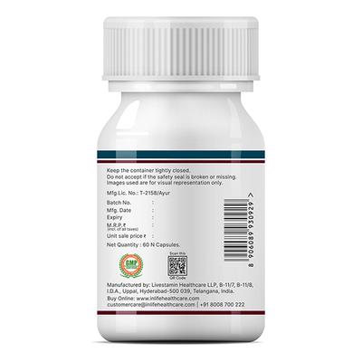 Inlife Safed Musli Extract 500 mg Vegetarian Capsule 60's - Sexual Care