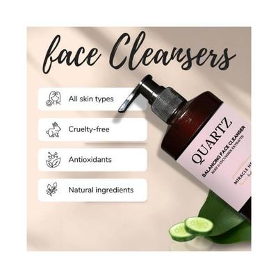 Miracle Herbs Quartz Balancing face Cleanser 300 ml - Face Wash & Cleansers