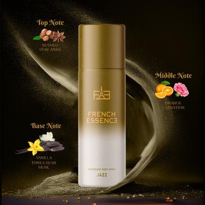 French Essence Deodorant Body Spray - Jazz 50 ml - Perfumes (Edt/Edp)