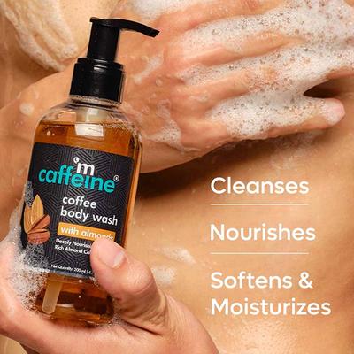 Mcaffeine Coffee Body Wash With Almonds 200 ml - Shower Gels & Body Wash