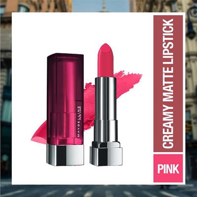 Maybelline New York Color Sensational Creamy Matte Lipstick, 630 Flaming Fuchsia 3.9 gm - Lipsticks