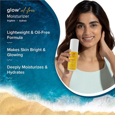 Aqualogica Glow Plus Oil Free Moisturizer PAPAYA & VITAMIN C 100gm - Face Moisturizers