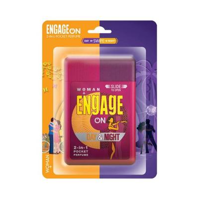 Engage On 2-In-1 Pocket Perfume Woman Day & Night 28 ml - Body Mist/Spray