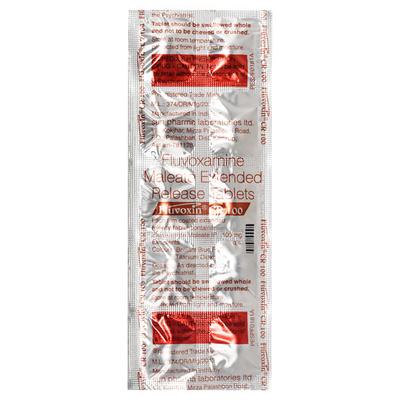 Fluvoxin CR 100mg Tablet 10'S - Depression-Ant