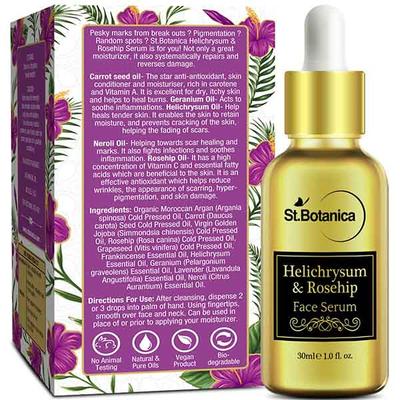 St.Botanica Helichrysum & Rosehip Face Serum 30 ml - Dark Circle & Wrinkle Busters