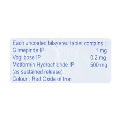 Metffil Vg1 Tablet 15'S - Diabetes-Ant