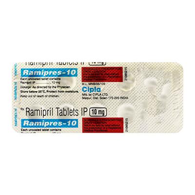 Ramipres 10mg Tablet 10'S - Hypertension-ACE
