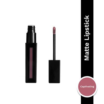 PAC Matte Addict Non Drying Intensely Pigmented Comfortable Matte 12H Wear - Captivating (5.5 ml) - Liquid Lipsticks