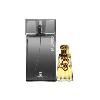 Ajmal Kuro EDP Aromatic Spicy Perfume And Khallab EDP Woody Oudh Perfume 140 ml - Perfumes (Edt/Edp)