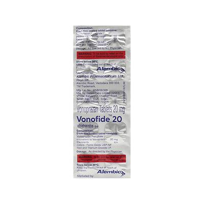 VONOFIDE 20 Tablet 10's - General-P
