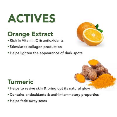 Skivia Orange Body Wash With Lemon & Turmeric 200 ml - Shower Gels & Body Wash