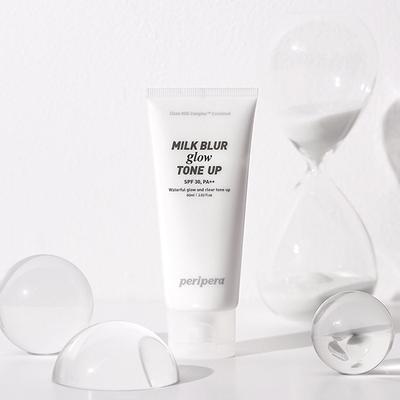 Peripera Milk Blur Tone Up Cream 04 Glow 60 ml - Highlighters & Illuminators