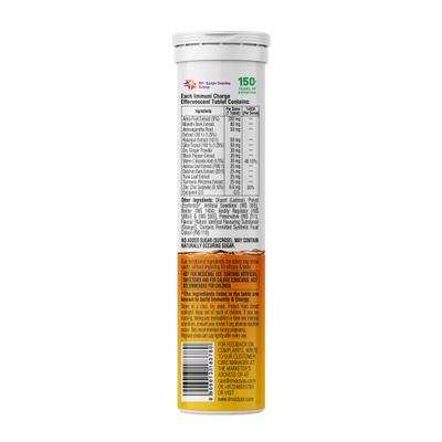 Dr. Vaidya's Immuni Charge Effervescent Tablet - Orange Flavour 15's - Speciality Medicines