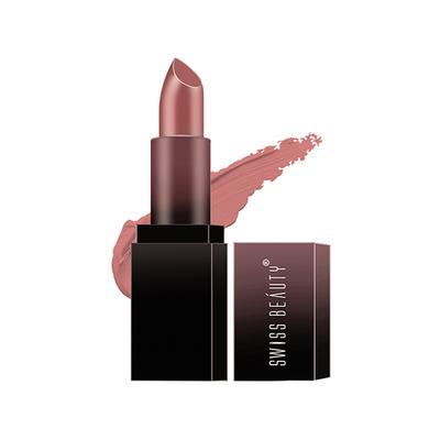 Swiss Beauty Hd Matte Pigmented Smudge Proof Lipstick Shade- Bare Blush 3.5 gm - Lipsticks