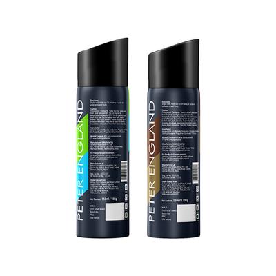 Peter England Deodorant Sporty & Woody 150ml each 2's - Men Deodorants/Roll-Ons